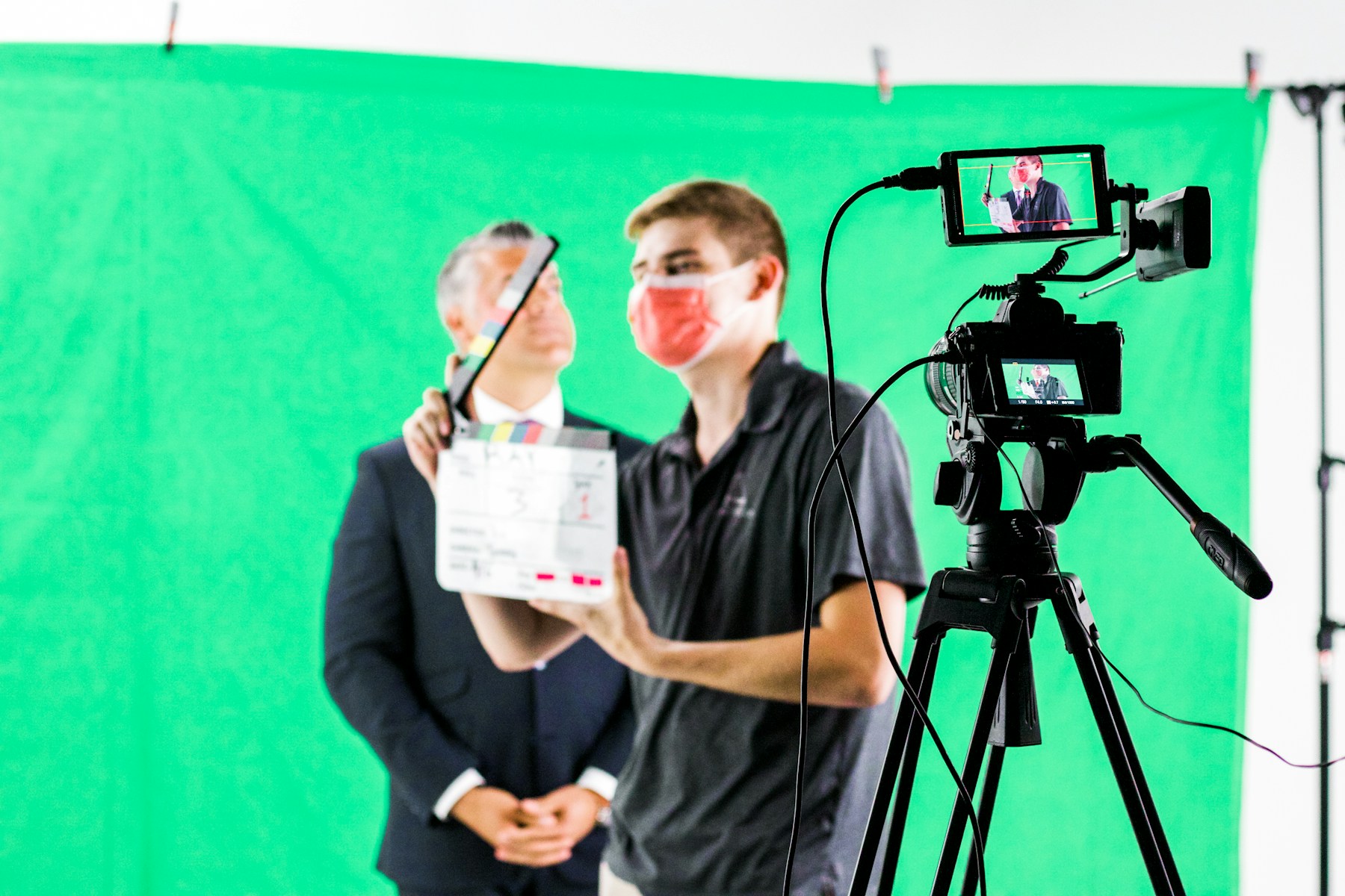 Tournage vidéo professionnel en studio